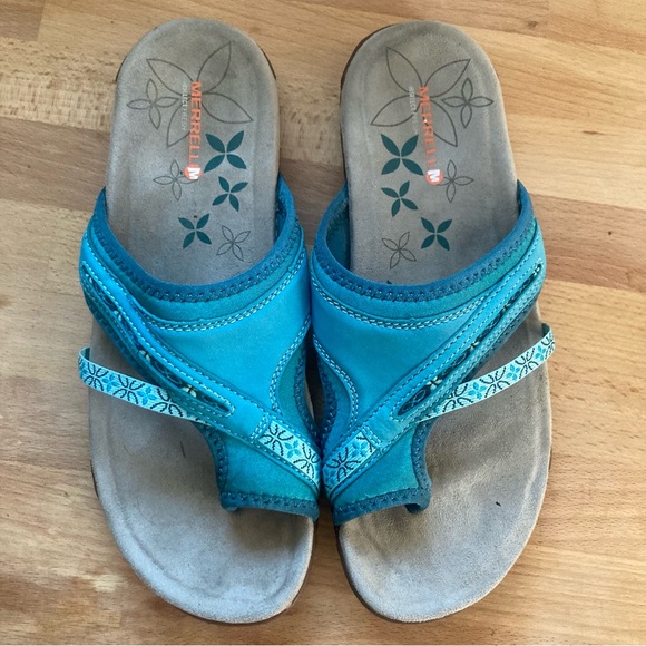 Merrell Size 8 Terran J21810 Sandals in Algiers Blue - Picture 2 of 5